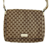 GUCCI GG Canvas Messenger Bag Shoulder 146236 Beige Men's Women's — Like New