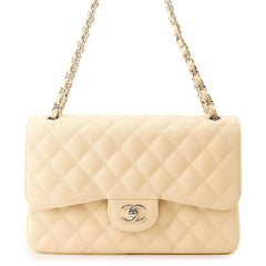 Chanel Chain Shoulder Bag Matelassé 30 Coco Mark Caviar Skin A58600 CHANEL Large Handbag Women's — Like New