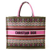 Christian Dior Tote Bag, Botanical Print, Book Tote, Large, Canvas, M1286ZJOV, Handbag, Women's — Like New