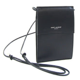 Saint Laurent Shoulder Bag 802728 Black Leather Pochette Mini Pouch YSL Women's SAINT LAURENT — Like New