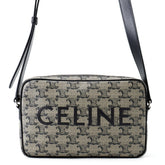 Celine Triomphe Horizontal Medium Shoulder Bag, Handbag 194502, Black — Like New