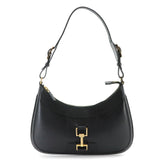 Gucci Shoulder Handbag, Leather, Black, 0014128, Gold Hardware — New - Store Return