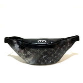 LOUIS VUITTON M44444 Monogram Galaxy Discovery Bum Bag Waist Body Canvas Leather Men's Silver x Black — New - Store Return
