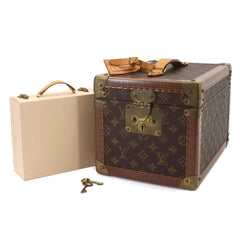 Louis Vuitton Monogram Boite Flacons Makeup Box Vanity Handbag Brown M21828 — Like New