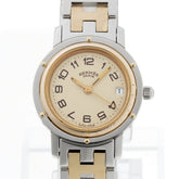 Hermes Clipper CL3.240.130.3-22 Beige Quartz Watch — Good