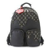 Louis Vuitton LV Squared Multipocket Backpack Monogram Denim Leather Noir M45973 RFID — Like New