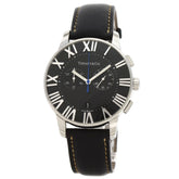 Tiffany & Co. Atlas Dome Chronograph Watch, Stainless Steel/Leather, Men's — Very Good