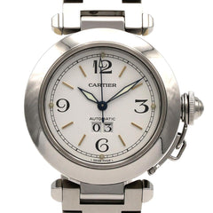 Cartier Pasha C Grande Date W31044M7 Stainless Steel Automatic Watch — Very Good