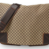 Celine shoulder bag, CELINE Macadam pattern brown beige — Like New