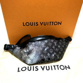 LOUIS VUITTON M44444 Monogram Galaxy Discovery Bum Bag Waist Body Canvas Men's Black — New - Store Return