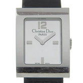 Christian Dior Malice D78 109 Mirror Dial SS Leather Quartz 19mm Women's 2 Hands — Good