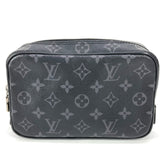 LOUIS VUITTON M43384 Monogram Eclipse True Toilette PM Second Bag Clutch Multi-Pouch Pouch Canvas Men's Women's Black — Like New