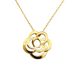 Chanel Camellia Necklace, 18K Yellow Gold, Women's CHANEL — Like New