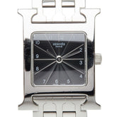 Hermes H-Watch HH1.210 Quartz Black Dial Stainless Steel Women's Watch — Good