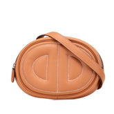 Hermes Hermès Body in the Loop Bag/Belt Bag Gold and Brown Swift for Women — Like New