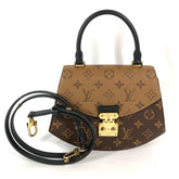LOUIS VUITTON M46548 Monogram Reverse Tilsitt 2-Way Bag, Shoulder Bag/Handbag, Canvas/Monogram Canvas, Women's, Brown, Like New — Like New