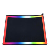 LOUIS VUITTON M30347 Taiga Pochette Chain Clutch Bag Leather Men's Noir x Rainbow G-200525-9 — New - Store Return