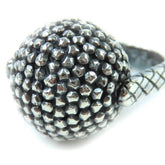 BOTTEGA VENETA 925 Ball Ring, Silver, Size 9 (equivalent to Japanese size), Comes with dust bag, Made in Italy, Weight: 11.42g, Women's — Like New