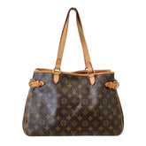 LOUIS VUITTON Batignolles Horizontal Monogram Tote Bag M51154 Brown Women's — Like New