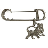 Christian Dior Dior Men's CD Lion Pin Brooch, Silver — Like New