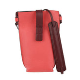 LOEWE Loewe Pocket Shoulder Bag 124.12.Z45 Calfskin Leather POPPY PINK Pink Series Silver Hardware Phone Case Pochette — Like New