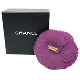 Chanel Camellia Corsage Brooch, Purple, Women's — Like New