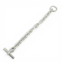 HERMES Chaine d'Ancre PM bracelet, AG925, 15 links, silver, made in France, 2025 model, weight 32.85g, women's — Like New