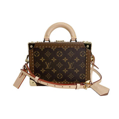Louis Vuitton Petite Valise handbag, Monogram canvas, M20468, brown — Like New