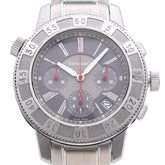 Tiffany & Co. T-57 Chronograph Watch with See-Through Back, Automatic, Stainless Steel, Gray, 0201, TIFFANY Co., Men's — Good