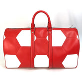 LOUIS VUITTON M52121 Epi 2018 FIFA World Cup Soccer Ball Keepol Bandouliere 50 Bag Boston Leather Men's Red O-230530-1 — New - Store Return