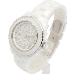 Chanel J12 Cosmic Ceramic Watch for Women, White (H7990) — Very Good