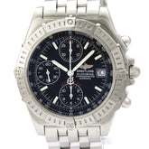 BREITLING Chronomat Black Bird Steel Automatic Watch A13353 Polished — Very Good