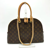 Louis Vuitton M44961 Monogram shoulder bag 2WAY Shoulder Bag Bag Chain Hand Bag Brown — Like New