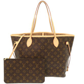 Unused Louis Vuitton Neverfull MM Monogram Rose Beige Tote Bag M46975 LV 1449 LOUIS VUITTON — New - Store Return