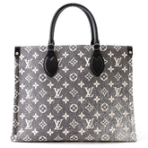 Louis Vuitton Monogram Jacquard Denim OnTheGo MM Tote Bag M46448 LOUIS VUITTON Handbag for Women — Like New