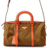 Prada Triangle Handbag, Nylon Leather, PRADA 2-way Shoulder Bag — Like New