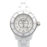 Chanel J12 33mm Ceramic 12P H1628 Quartz Watch — Good