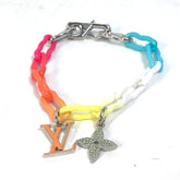 LOUIS VUITTON M00277 Watercolor Rainbow Charm Bracelet, Metal, Men's, Multicolor — Like New