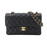 Chanel Matelasse 23 Chain Shoulder Handbag, Caviar Leather, Black, A01113, Gold Hardware — New - Store Return