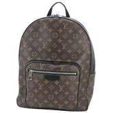 Louis Vuitton Josh Backpack M41530 Monogram Macassar Men's/Women's T6173 — Like New