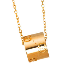 Gucci Icon Necklace, 40cm, 18K PG Pink Gold 750 Necklace — Like New