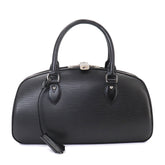 Louis Vuitton Epi Jasmine Handbag, Leather, Noir (M52852), Black with Silver Hardware — Like New