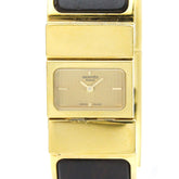 HERMES Loque Gold Plated Quartz Ladies Watch LO1.201 — Good