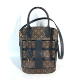 LOUIS VUITTON M44111 Monogram Traceage Tote Shoulder Bag Canvas Women's Brown — Like New