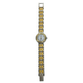 HERMES Vintage Clipper Stainless Steel GP Quartz Watch Silver Gold 50997 — Good