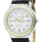 HERMES Clipper Power Reserve Gold Plated Steel Mens Watch CL5.720 Polished — Very Good