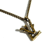 LOUIS VUITTON Men's Pendant Necklace LV Twig — Like New