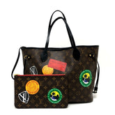 LOUIS VUITTON Louis Vuitton M42844 World Tour Neverfull MM Tote Bag Handbag Monogram Macassar Canvas Women's Brown Similar — Like New