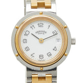 Hermes Clipper Watch CL3.240 Quartz White Dial Stainless Steel Women's HERMES — Good