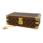 Louis Vuitton Monogram Watch Case, Coffret 8 Montres, Brown/Navy, Men's/Women's, P3276007 — Good